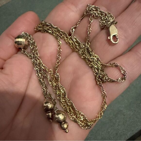 ITALIAN .925 STERLING SILVER Y-NECKLACE – FIXED DROP DESIGN FOR WOMEN - Picture 8 of 17